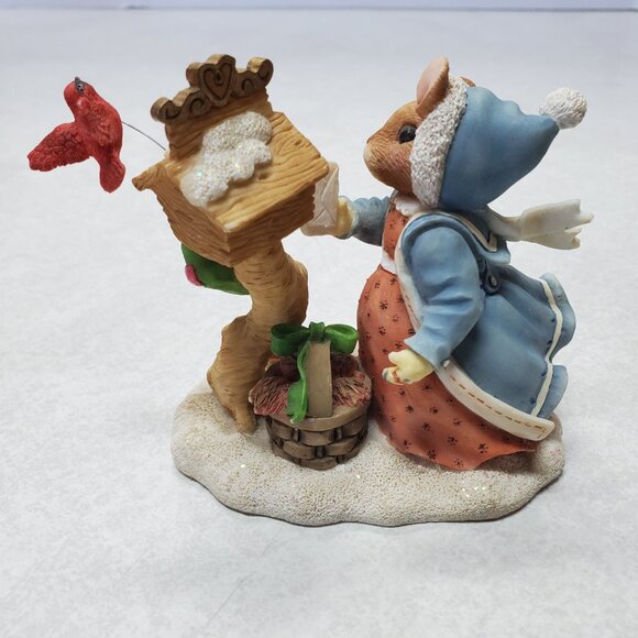 Priscilla's Mouse Tales Making Note of Our Friendship, So Dear Figurine - Picture 3 of 10